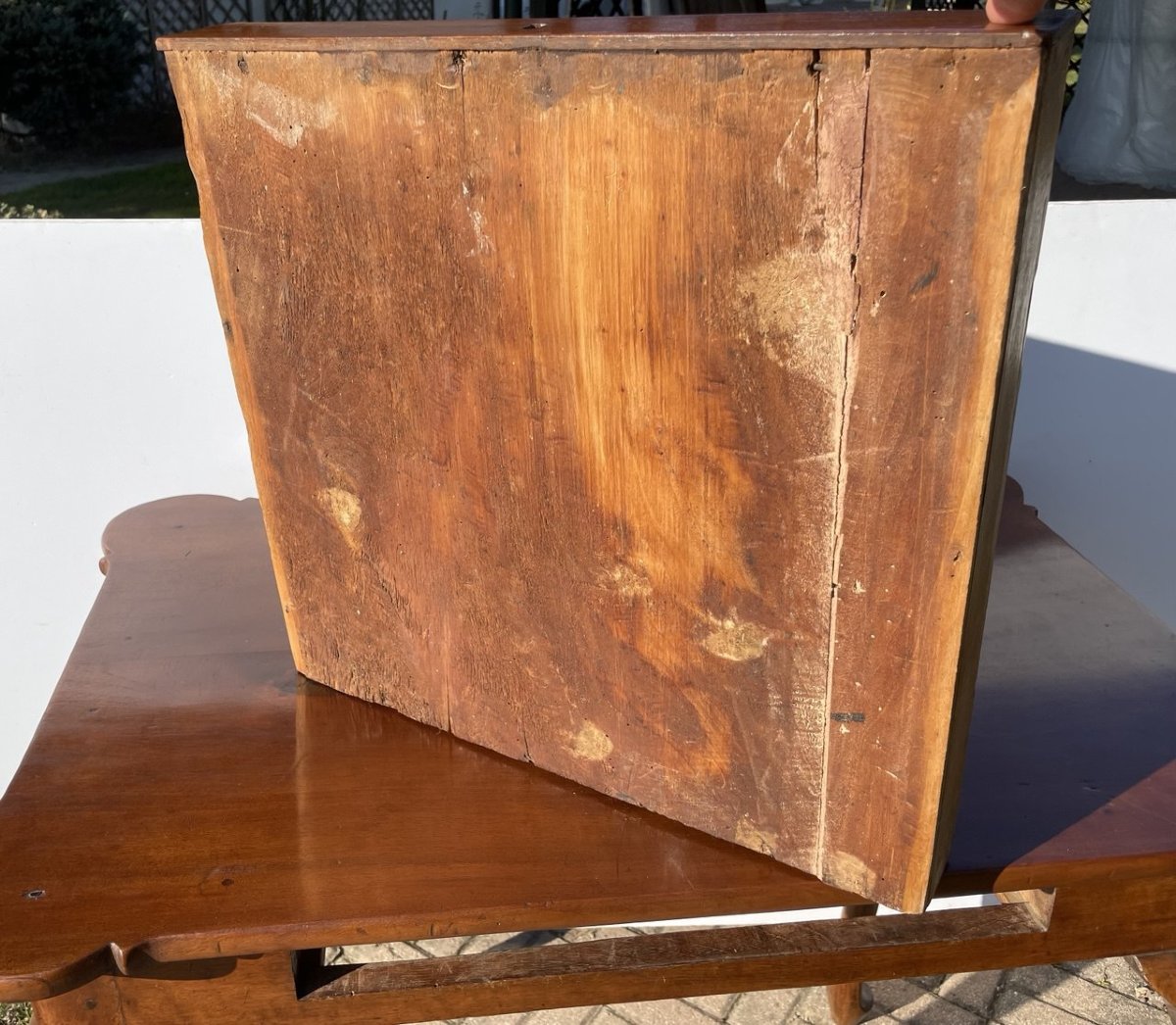 Walnut Writing Table. Venice, 18th Century.-photo-4