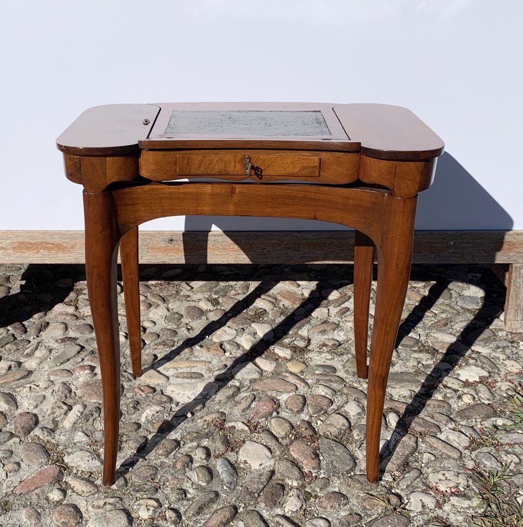 Fold-out Worktable With Tray Top And Reading Stand. Italy, Late 18th Century.-photo-4