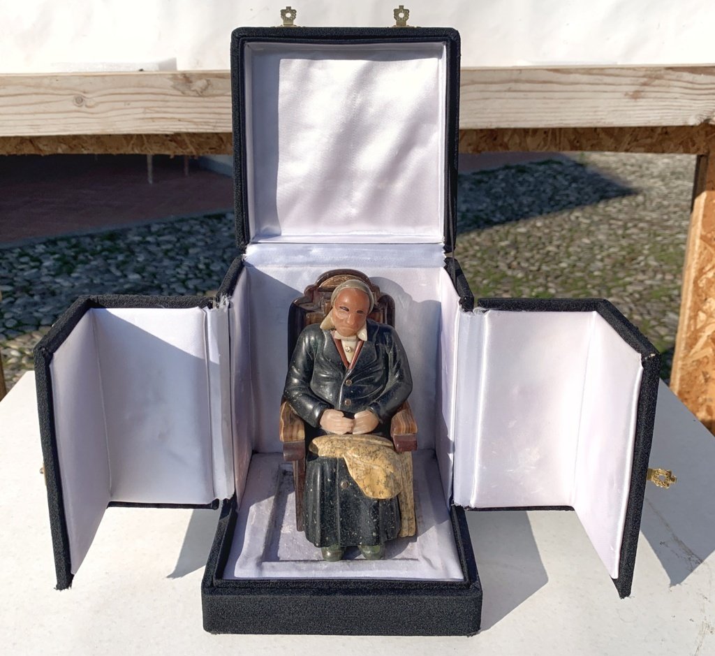 Russian Manufacture (19th-20th Century) - Seated Elderly Man.-photo-4