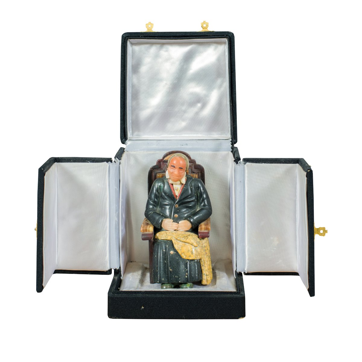 Russian Manufacture (19th-20th Century) - Seated Elderly Man.-photo-3