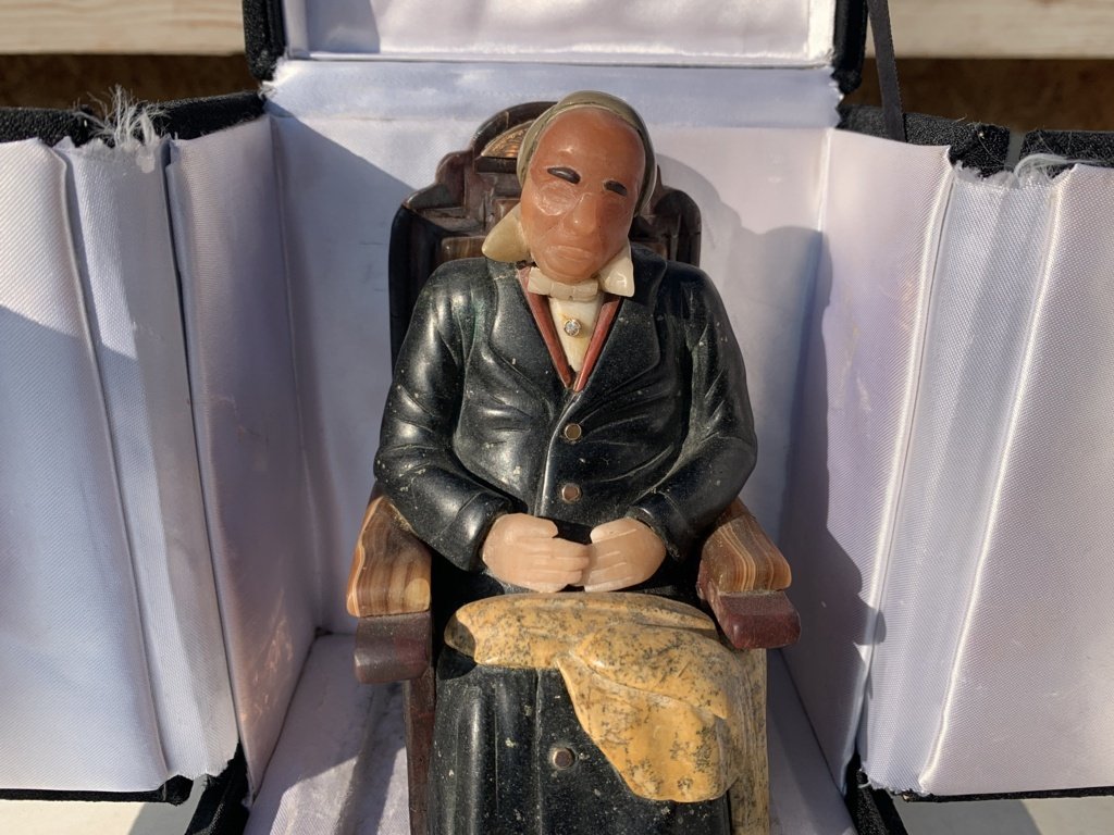 Russian Manufacture (19th-20th Century) - Seated Elderly Man.-photo-3