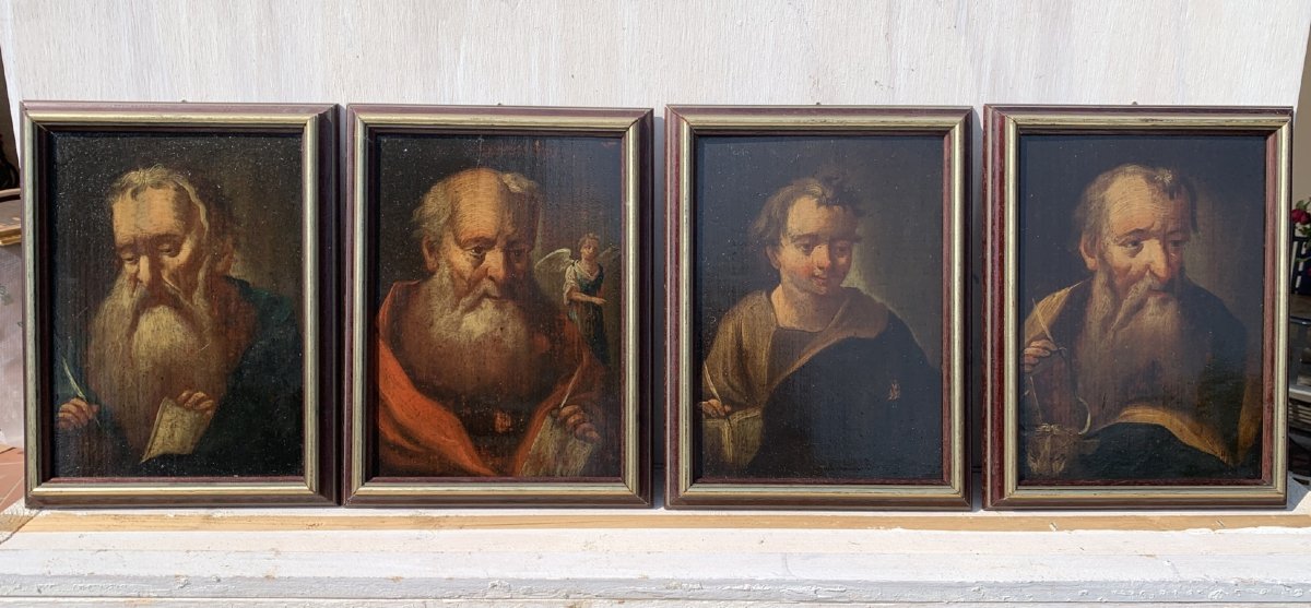 Italian Painter (18th Century) - The Four Evangelists.-photo-3