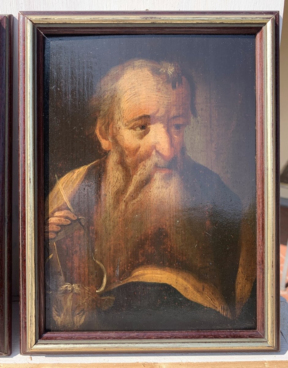 Italian Painter (18th Century) - The Four Evangelists.-photo-3