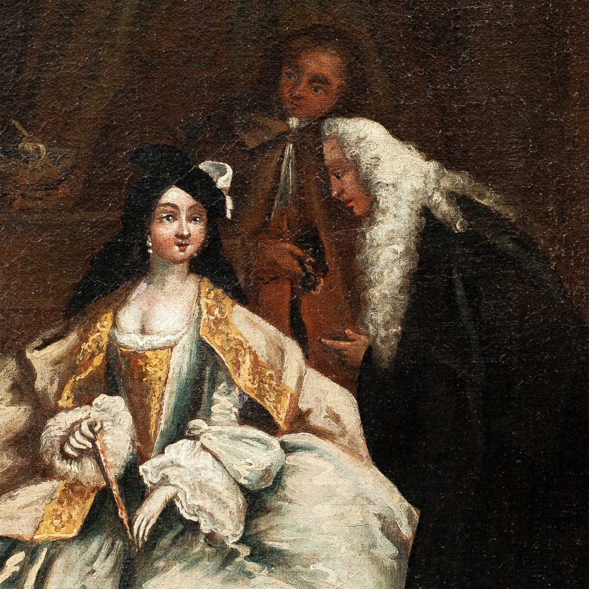 Workshop Of Pietro Longhi (venice 1702 – Venice 1785) - The Declaration Of Love.-photo-2