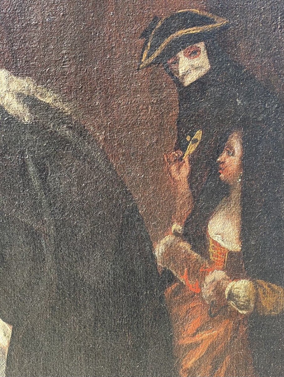 Workshop Of Pietro Longhi (venice 1702 – Venice 1785) - The Declaration Of Love.-photo-1