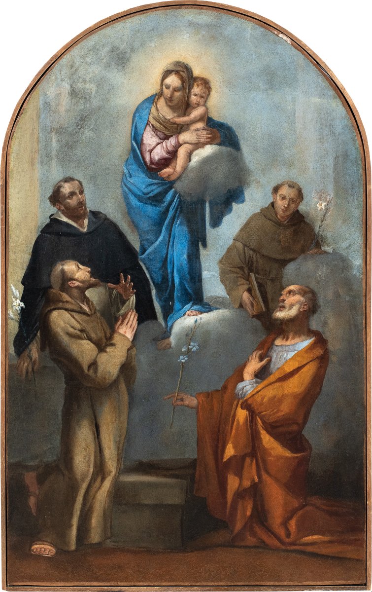 Giulio Carpioni (venice 1613 - Vicenza 1678) - Madonna And Child.