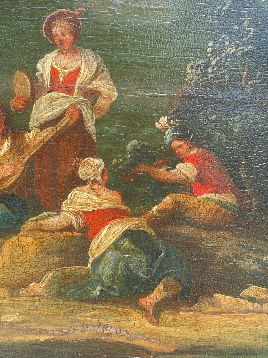 Venetian Painter (18th Century) - Country Festival Scene.-photo-1