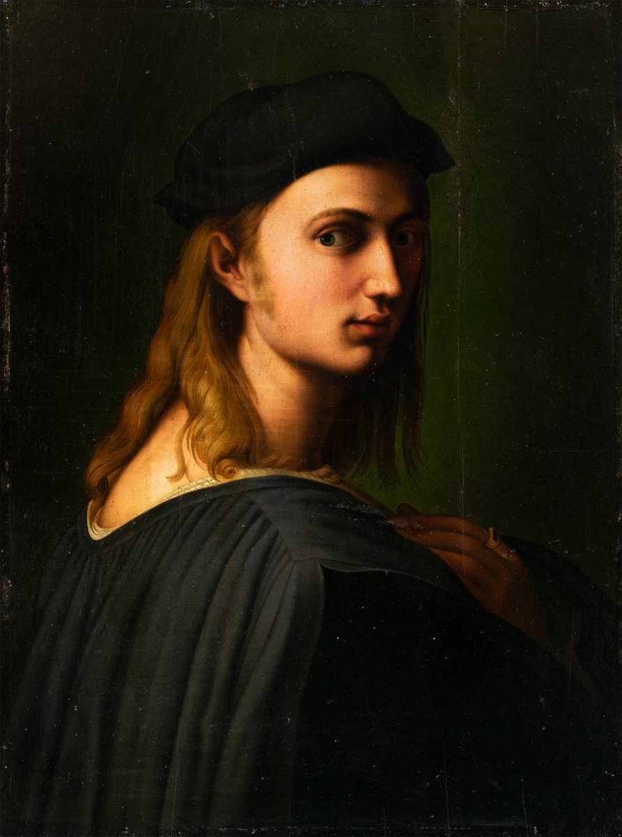 Disciple de Raphaël (Urbino 1483 - Rome 1520) - Portrait de Bindo Altoviti.