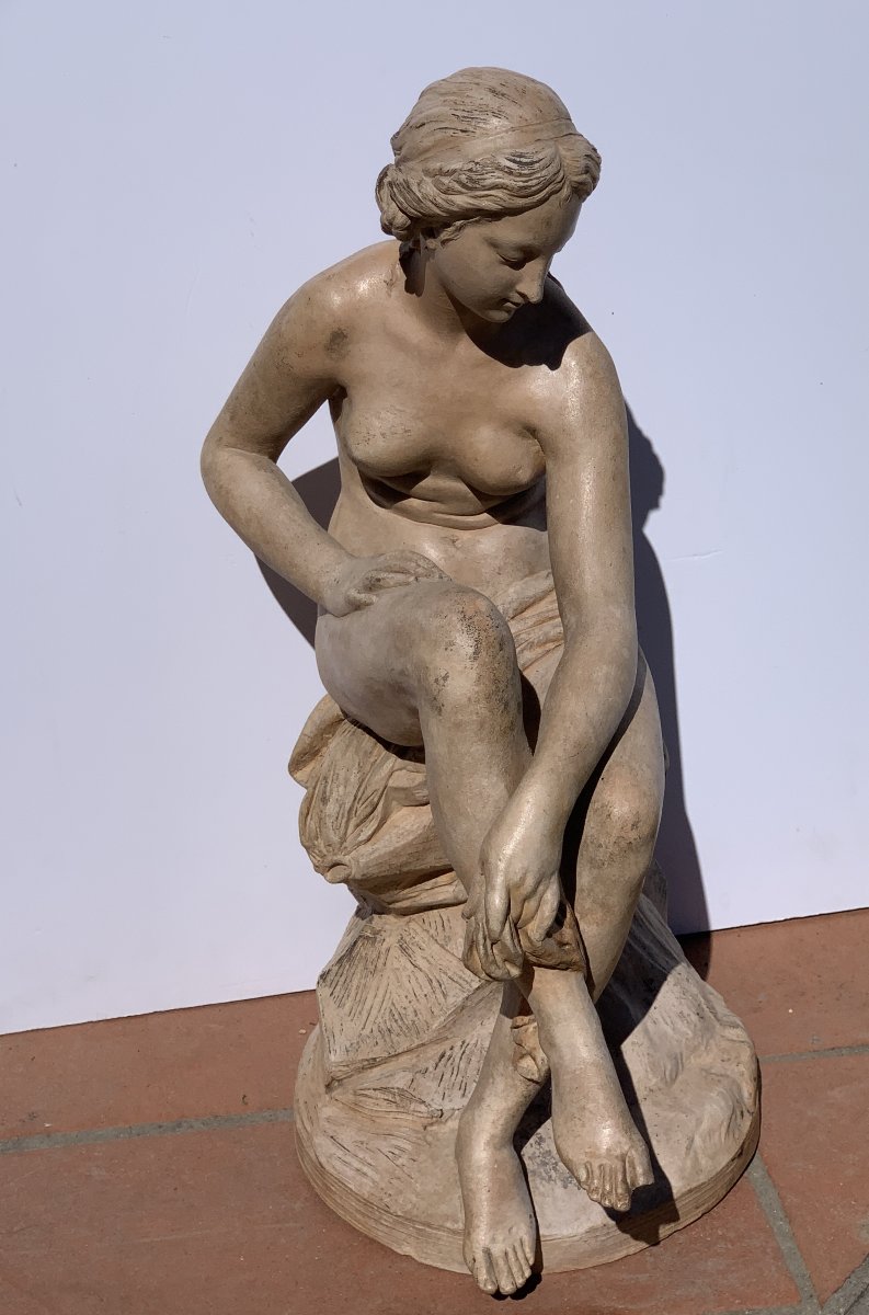 Italian Sculptor (18th Century) - Venus At The Bath.-photo-4