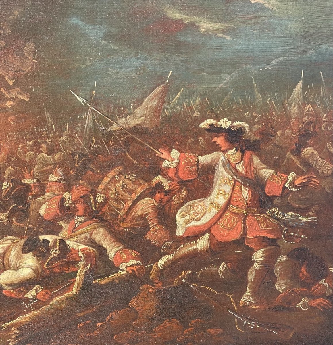 Christian Ludwig, Baron Von Löwenstern (darmstadt 1701–darmstadt 1754) - Clash Between Infantry-photo-3