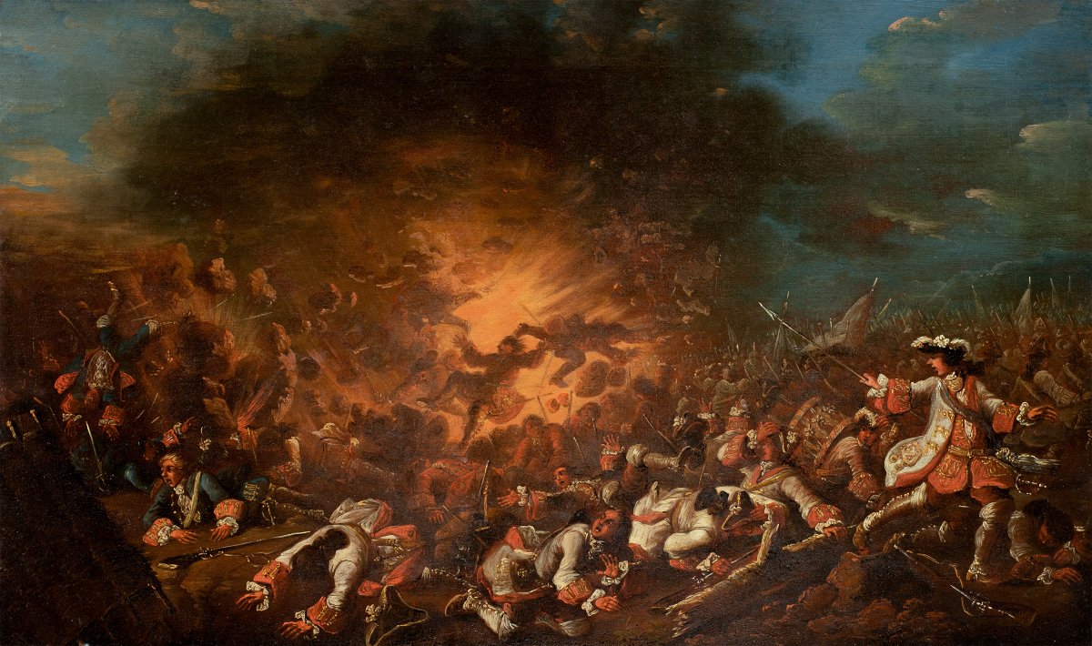 Christian Ludwig, Baron Von Löwenstern (darmstadt 1701–darmstadt 1754) - Clash Between Infantry