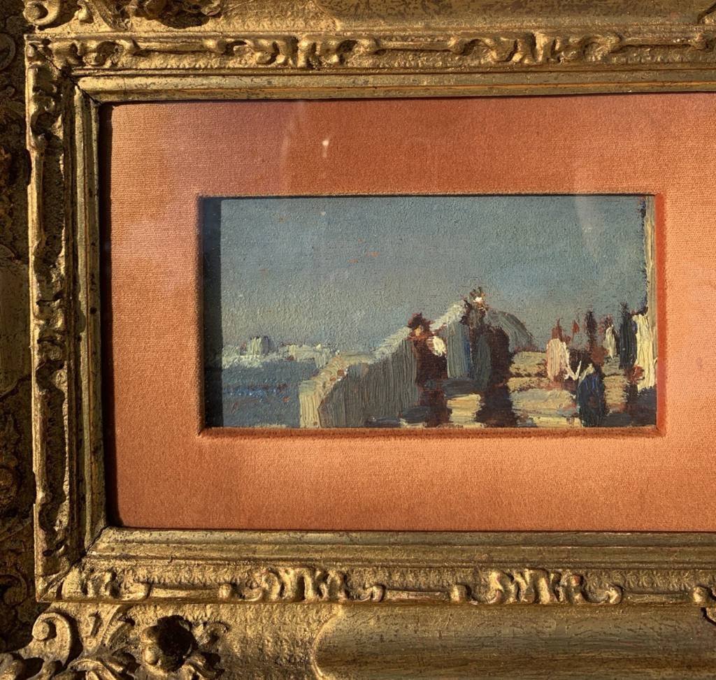 Beppe Ciardi (venice 1875 – Quinto Di Treviso 1932) – Triptych Of Venetian Views.-photo-4