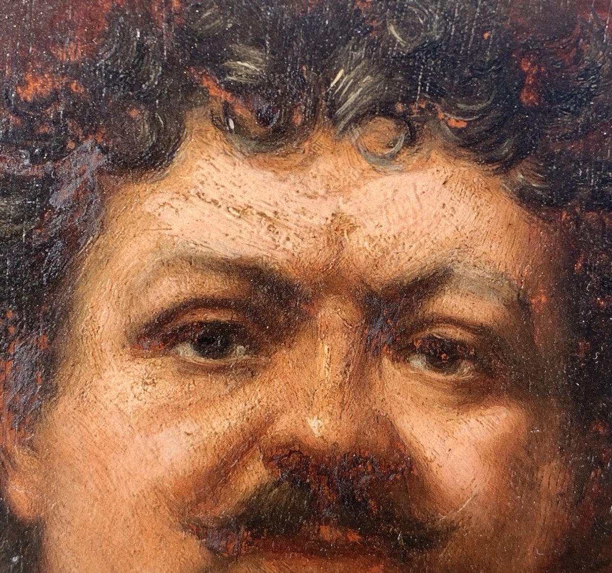 Peintre français (XIXe siècle) - Portrait d'Alexandre Dumas.-photo-1