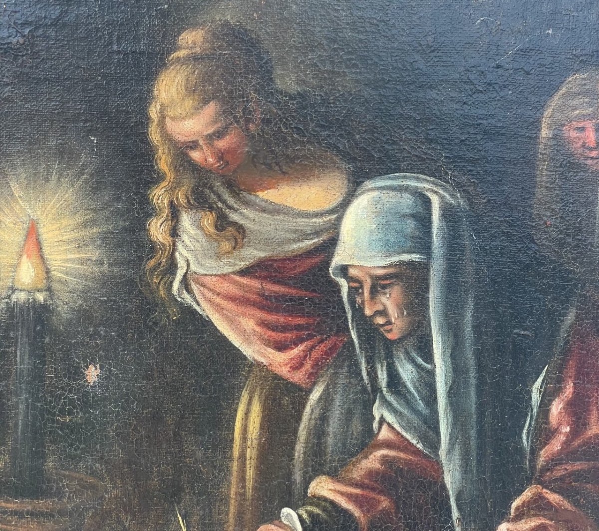 Circle Of Jacopo Bassano (bassano Del Grappa 1510 - 1592) - Lamentation Over The Dead Christ.-photo-2