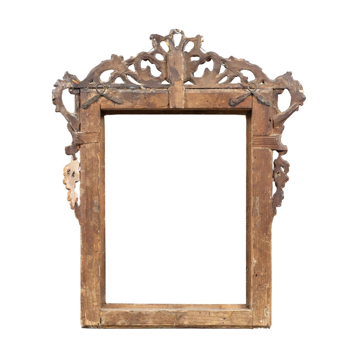 Cadre en bois sculpté et doré. Venise, XVIIIe siècle.-photo-3