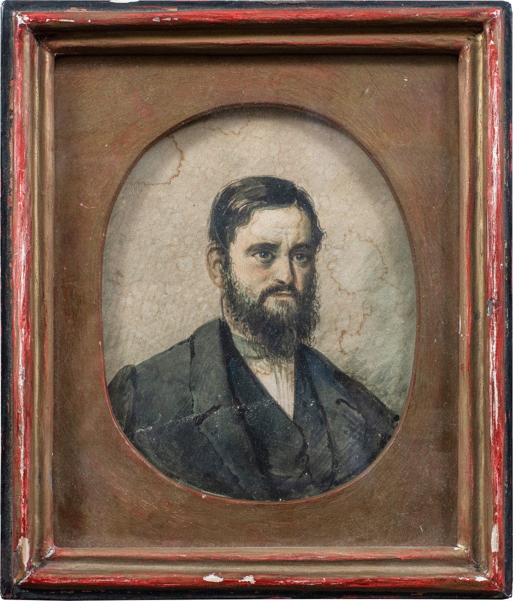 Peintre européen (XIXe siècle) - Portrait d'un gentilhomme.