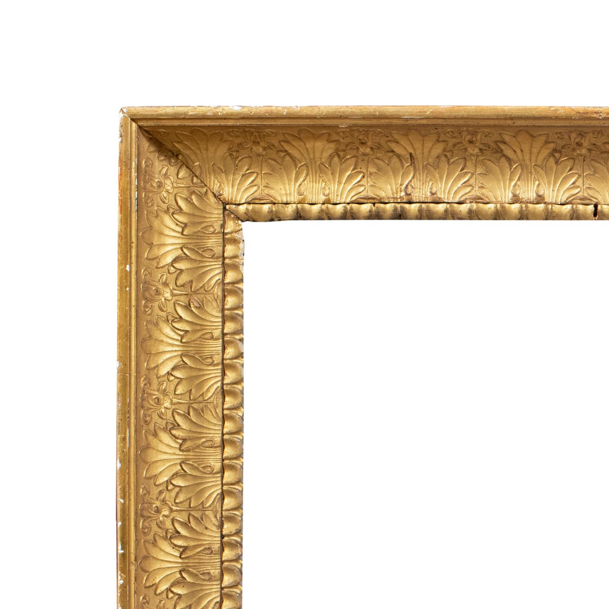 Neoclassical Carved And Gilded Wood Frame. Italy, Early 19th Century.-photo-2