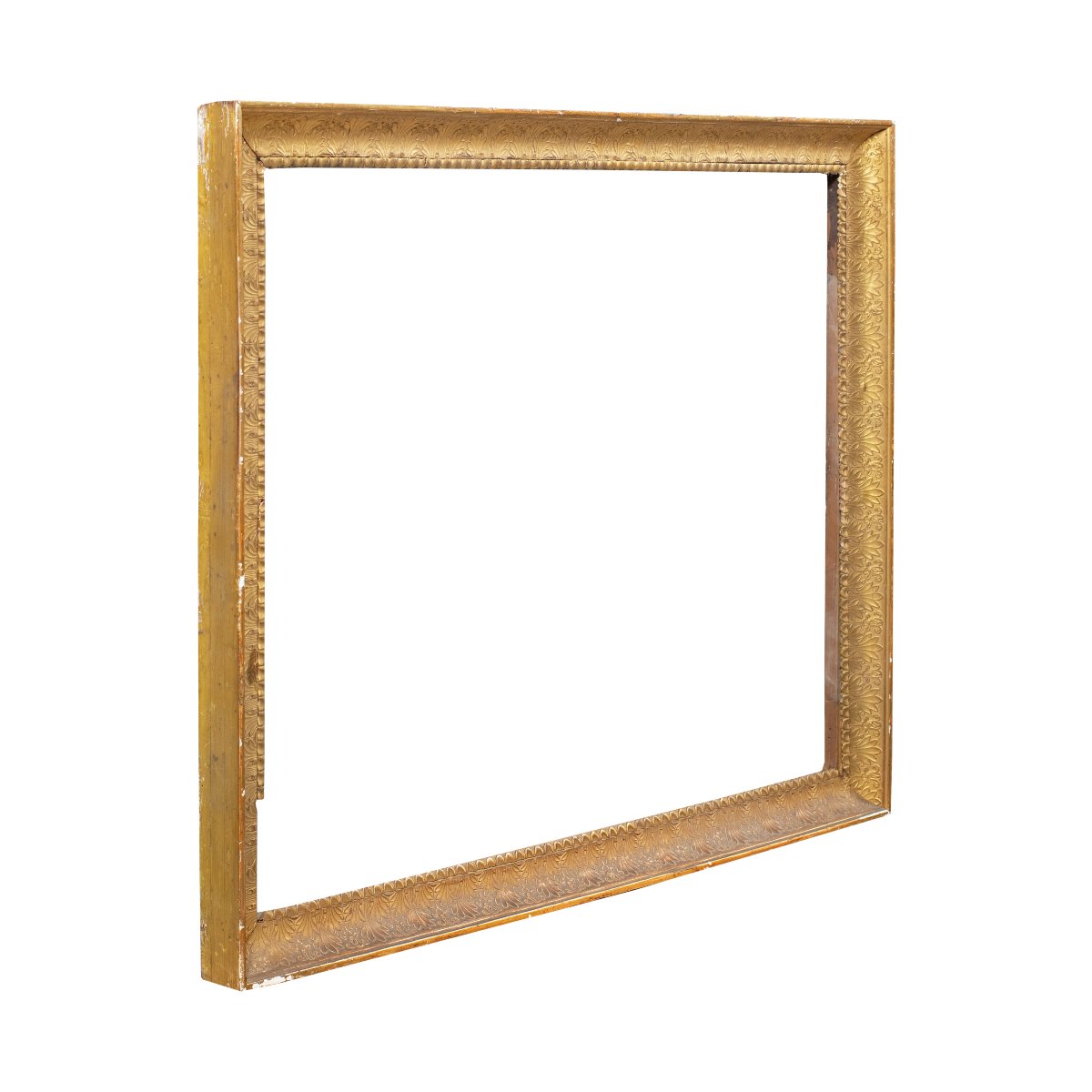Neoclassical Carved And Gilded Wood Frame. Italy, Early 19th Century.-photo-3