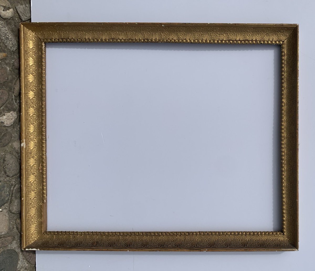 Neoclassical Carved And Gilded Wood Frame. Italy, Early 19th Century.-photo-1