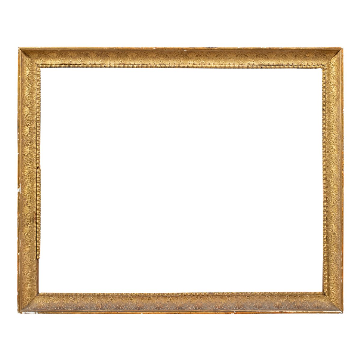 Neoclassical Carved And Gilded Wood Frame. Italy, Early 19th Century.