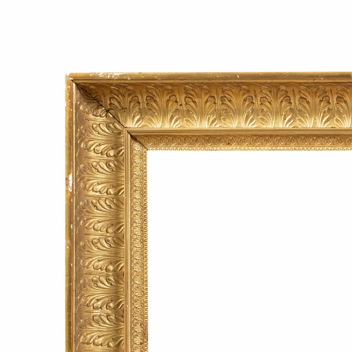 Neoclassical Carved And Gilded Wood Frame. Tuscany, Early 19th Century.-photo-2