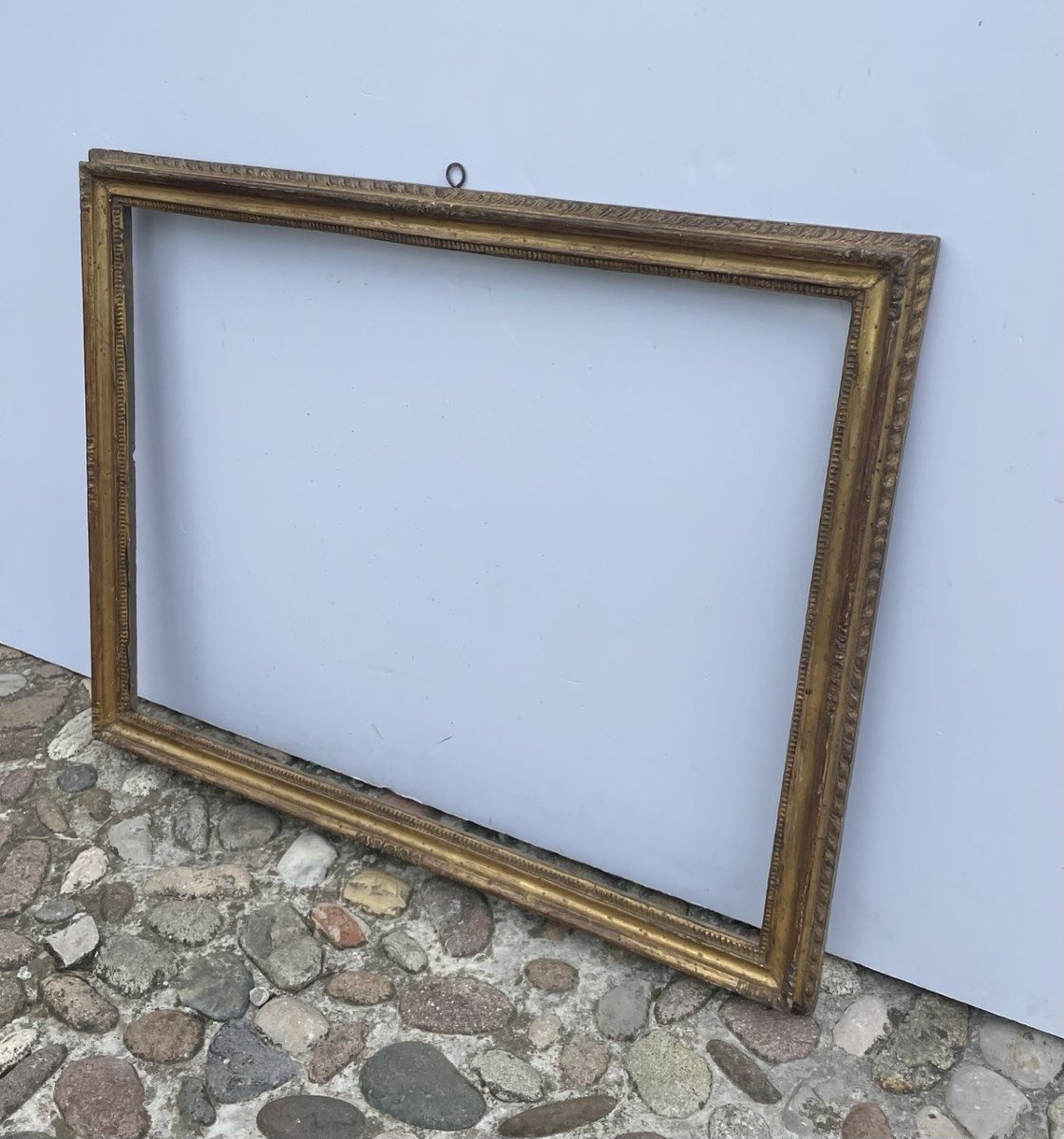 Carved And Gilded Wood "francesina" Frame. Venice, 18th Century.-photo-2