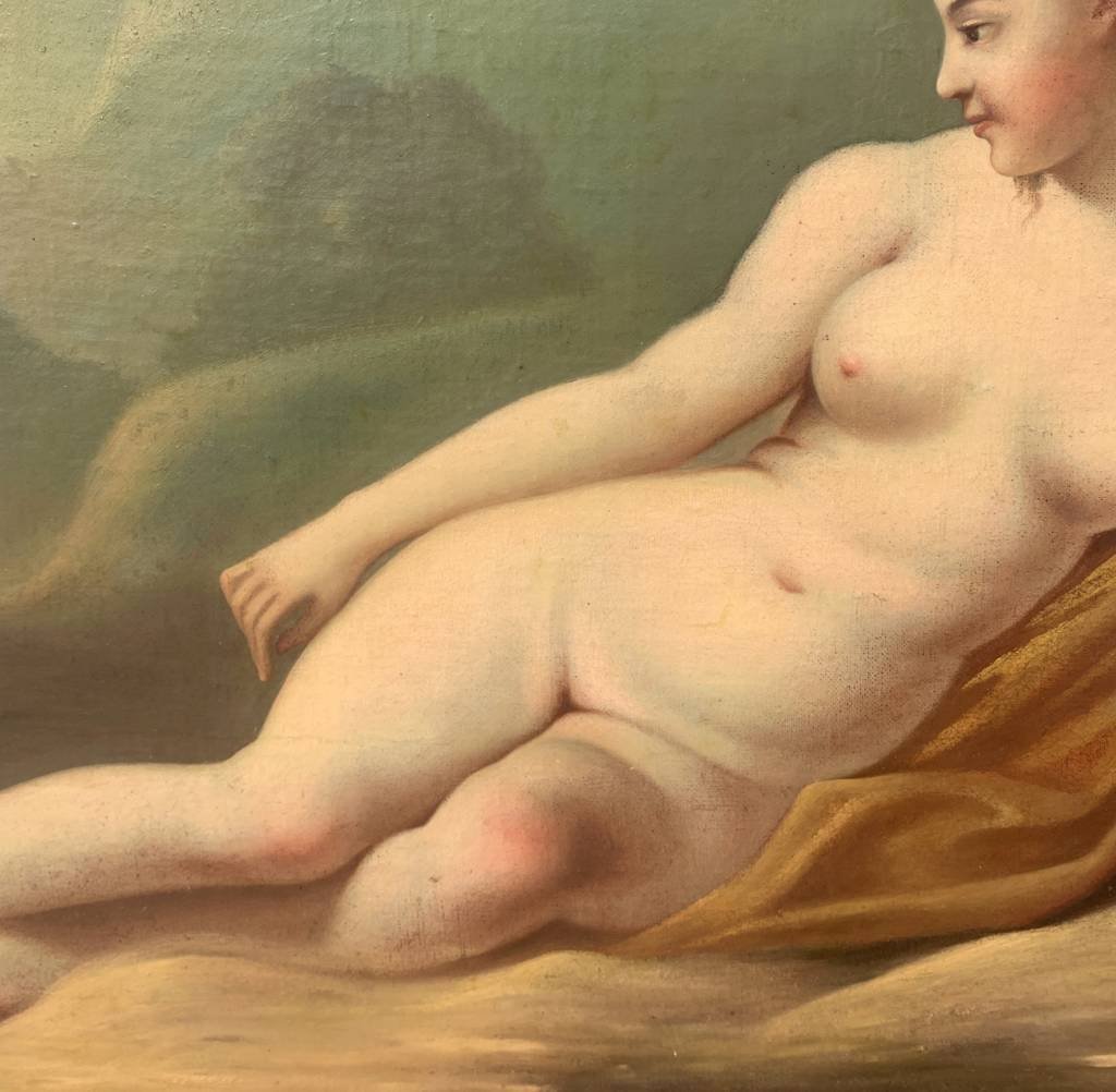 French Painter (18th–19th Century) - Reclining Female Figure.-photo-4
