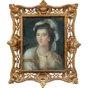 Suiveur De Rosalba Carriera (venise 1673 - Là 1757) - Portrait De Dame.
