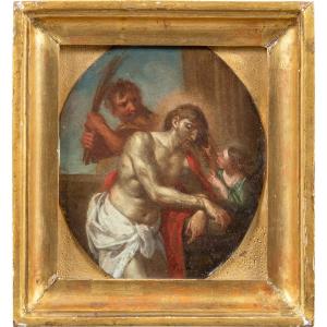 Peintre italien (18ème siècle) - Flagellation.