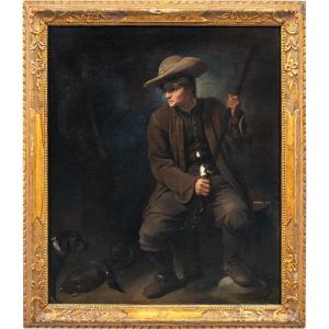 Pietro Longhi (Venise 1701 - Venise 1785) - Le Chasseur.
