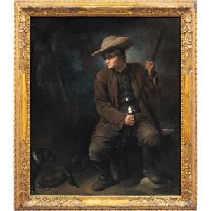 Pietro Longhi (venice 1701 - Venice 1785) - The Hunter.