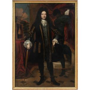 Giovanni Bernardo Carbone (genoa 1614 – Genoa 1683) - Portrait Of A Gentleman.