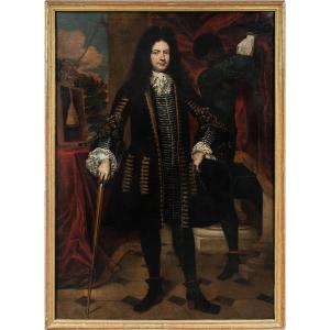 Giovanni Bernardo Carbone (genoa 1614 – Genoa 1683) - Portrait Of A Gentleman.