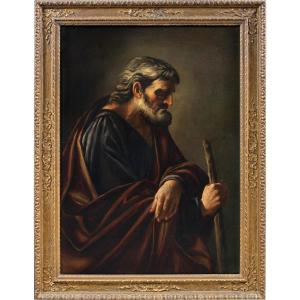 Painter In The Circle Of Bartolomeo Cavarozzi (viterbo 1587 - Rome 1625) - Saint Joseph.