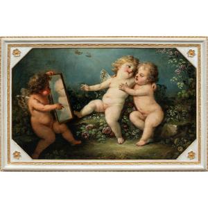 Fedele Fischetti (Naples 1732 - Naples 1792) - Allégorie de la Vanité.