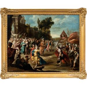 Pauwels Casteels (Anvers, vers 1625-1697) - Le Triomphe de David.