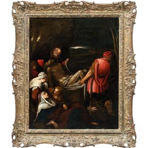 Atelier de Jacopo Bassano (Bassano del Grappa, vers 1510-1592) - Transport du Christ au Tombeau