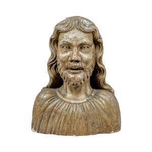 Sculpteur italien (XVe-XVIe siècle) - Buste du Christ.