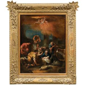 Workshop Of Sebastiano Ricci (belluno 1659 - Venice 1734) - Adoration Of The Shepherds.