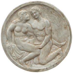 Sculpteur italien (XXe siècle) - Scène érotique.