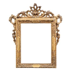 Carved And Gilded Wood Frame. Venice, 18th Century.