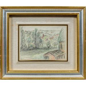 Pio Semeghini (quistello 1878 - Verona 1964) - Falzè Di Piave.