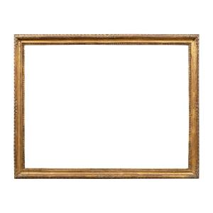 Carved And Gilded Wood "francesina" Frame. Venice, 18th Century.
