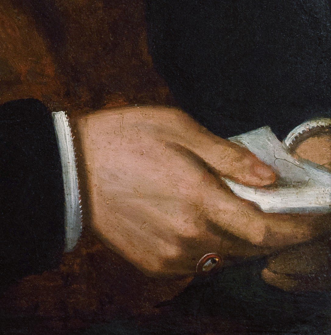 Cremonese School 1550-60 Portrait Of The Gentleman-photo-4