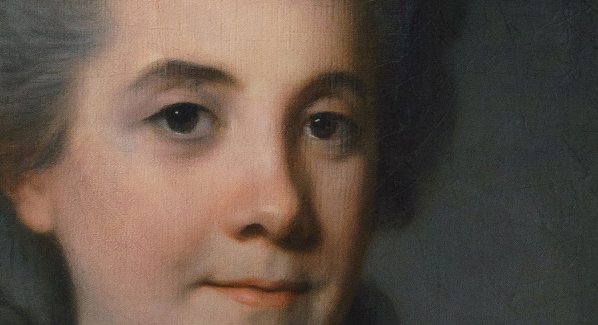 JEAN-BAPTISTE GREUZE ATTR. PORTRAIT D'UNE DAME-photo-3
