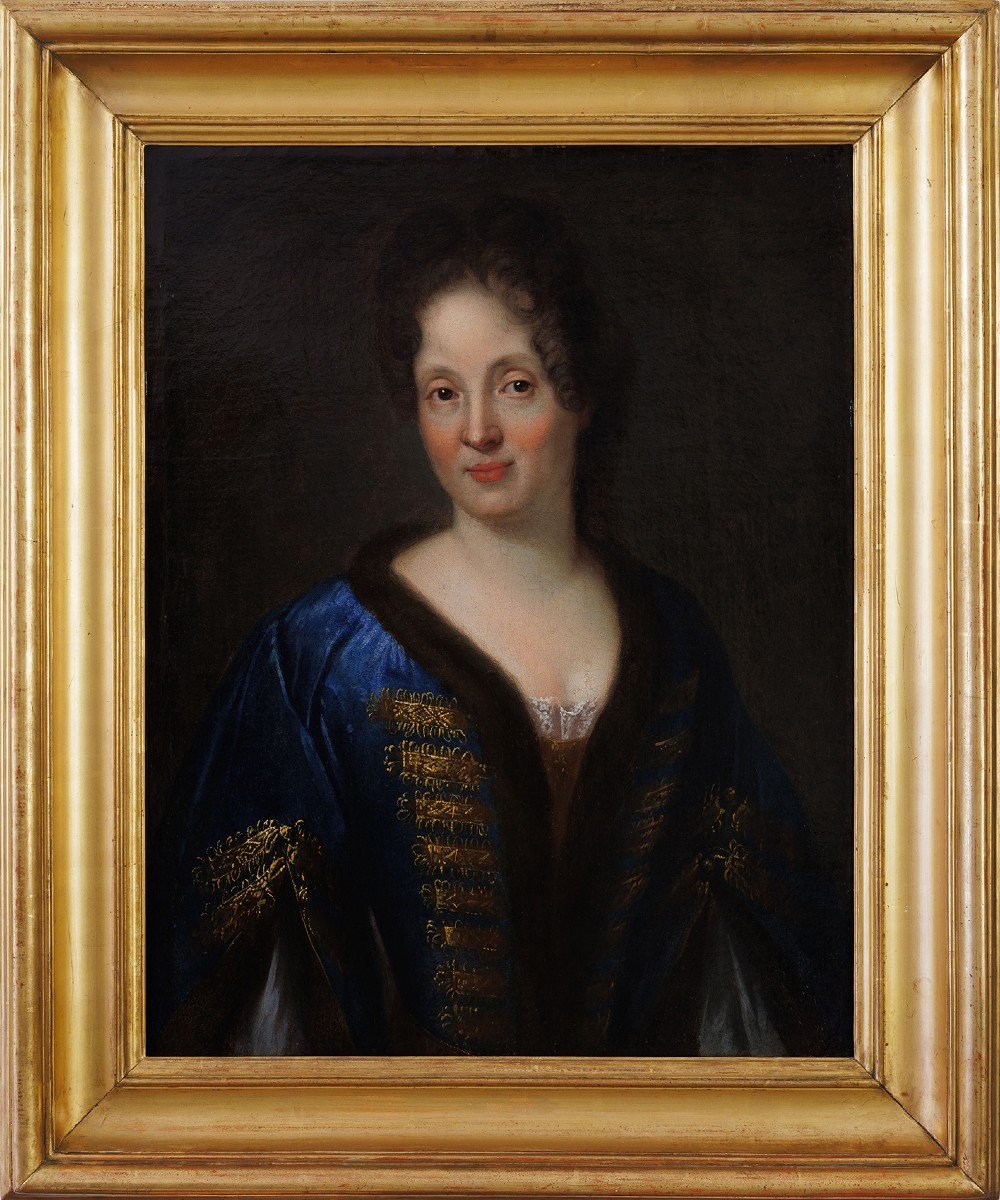 Polish Painter, Portrait Of Louise Marie De La Grange D’arquin-photo-2