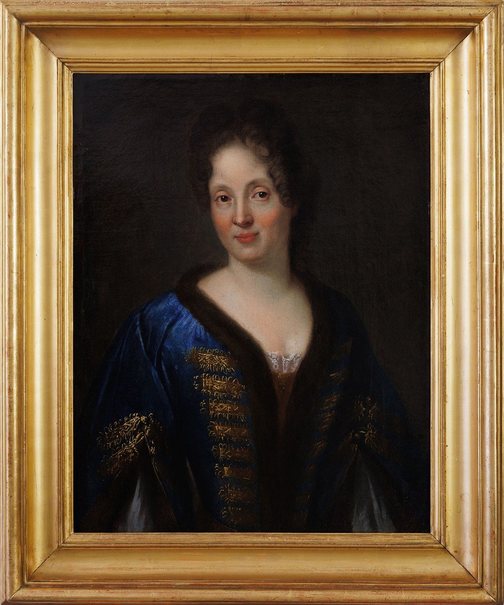 PEINTRE POLONAIS,  PORTRAIT DE LOUISE MARIE DE LA GRANGE D'ARQUIN-photo-2