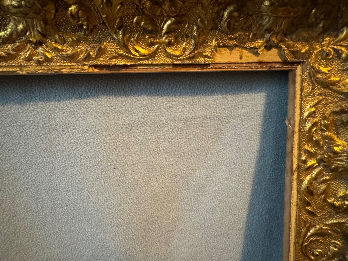 19th Century Frame, In Gilded Wood-photo-4
