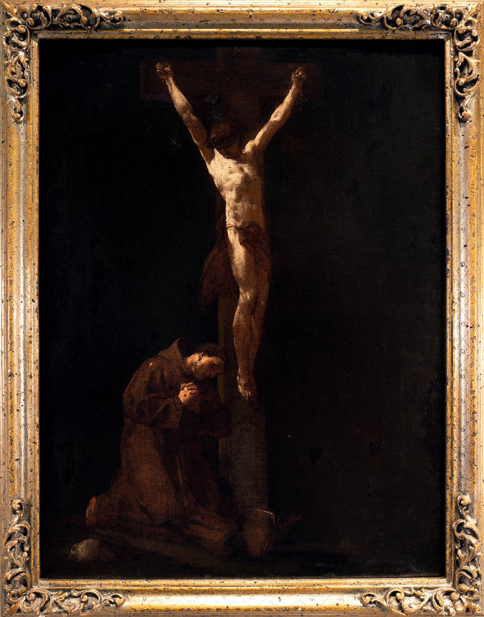 Giovanni Battista Piazzetta Attrib. To, Crucifixion With Saint Francis