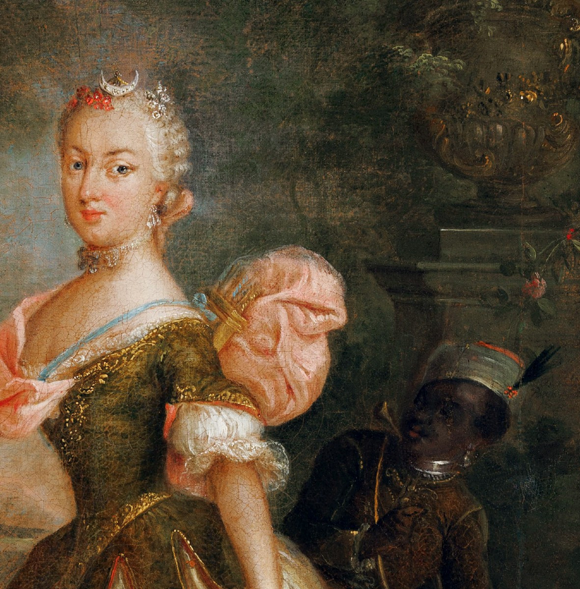 Antoines Pesne, Attrib. To Portrait Of Wilhelmine, Princess Of Prussia, As Diana-photo-2